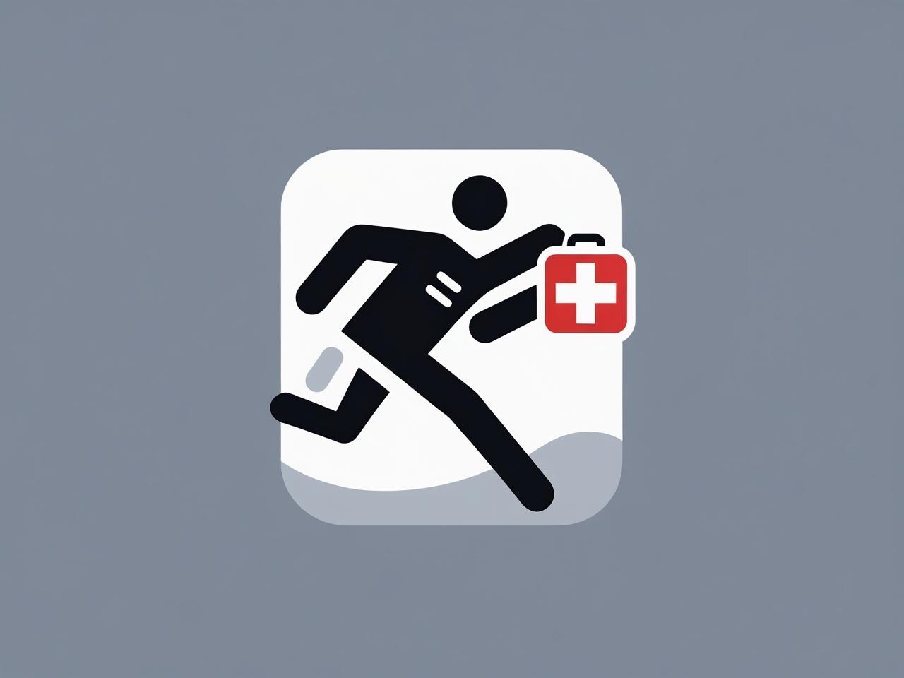 в тому ж стилі зроби іконку 120х120 пікселів для ілюстрації навчання діям в екстреній ситуації